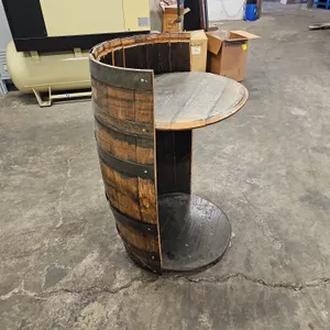 Whiskey Barrel Shelves (2)
