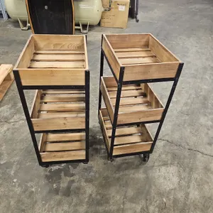 Rolling Wooden Carts