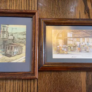 Original Art & "Market" Print