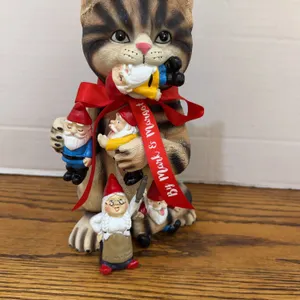 Gnome-Eating Cat