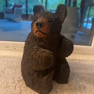 Chainsaw carved  wood bear