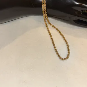 14 K gold rope necklace – 7.27 g