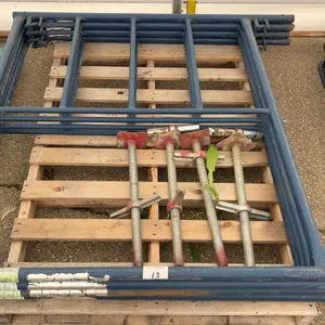 Scaffolding Frame Set with Adjustable Screw Jacks