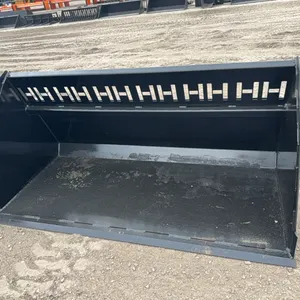 ID 4911 6ft HH Fab Skid Steer Snow Bucket