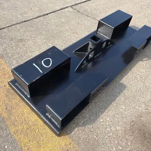 Heavy Duty Skidloader Receiver Hitch Back Plate