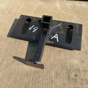 Heavy Duty Mini Skidloader Gooseneck Receiver Hitch Back Plate
