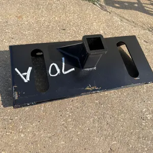 Heavy Duty Mini Skidloader Receiver Hitch Back Plate