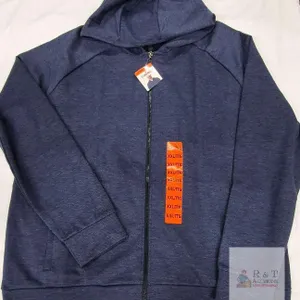 NEW 32 Degrees HEAT Men’s XL EXTRA LARGE Full Zip Hoodie, Heather Navy, Lightweight Thermal, New With Tags