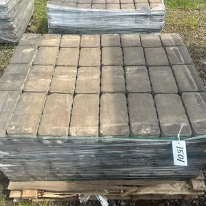 89.82 Sq Ft (256-Pieces) Landscape Pavers, 4-Sizes