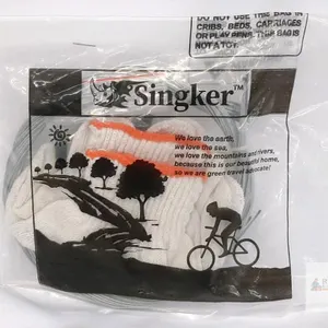 Singker Bicycle Cable Lock Kit with Gloves, 4ft Length, 12mm Diameter, Keyed Lock