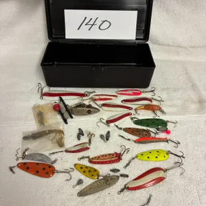 Fish Hooks and Tackle Box