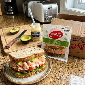 Carl Buddig Turkey Slices 12x55g Packs