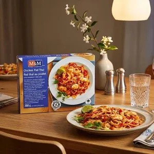 M&M Chicken Pad Thai Frozen Meals, 6 x 300g