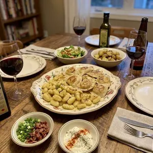 Potato Gnocchi (3 x 500g) and 1 bag of Perogies (907g)