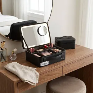 Sheffield Labs Travel Vanity Case With LED Mirror