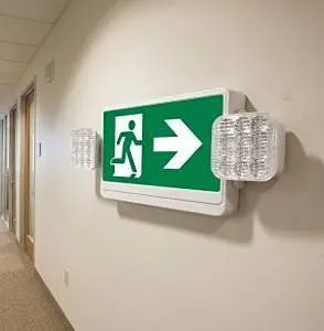 Qlite Combo LED Running Man Exit Sign Right Arrow