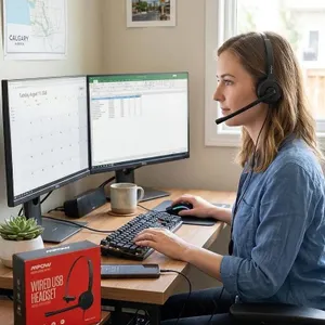 Mpow Wired USB Headset, Model BH323A