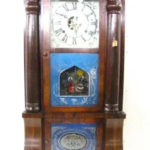 19th CENTURY TRIPLE TIER SETH THOMAS STYLE CLOCK