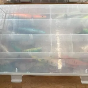 Fishing tackle and plastic organizers