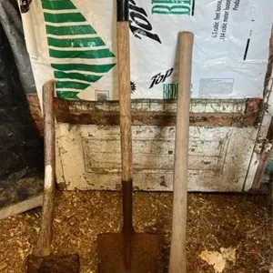 Axe, Pickaxe, and shovel