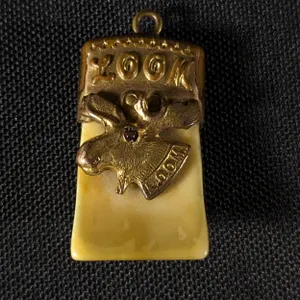 LOOM LOYAL ORDER OF THE MOOSE ELK TOOTH PENDANT FRATERNAL CLUB