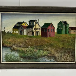 Signed Folk Art Painting