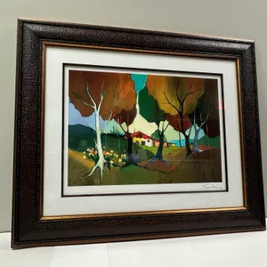 "Jamestown Cottage," Itzchak Tarkay - Print