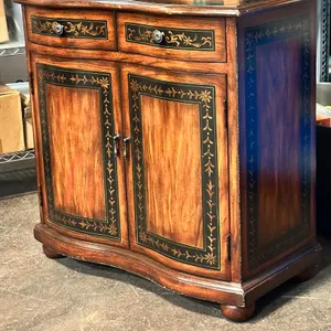 Serpentine Front Accent Cabinet