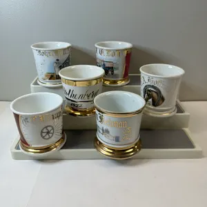 Antique Occupational Barber Shaving Mugs