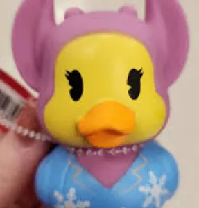 New- Disney Holiday/Christmas Angel Rubber Duck From Duckalooz Lilo & Stitch