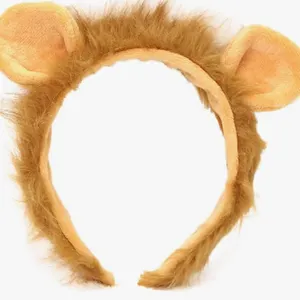 Cosplay Lion Ear Headband Character Hairband Lion Ear Headband Plush New