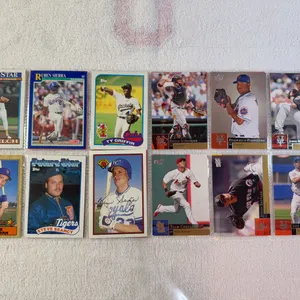 Baseball Cards-Double Sided Sleeve (2 sets) Mixed Lots