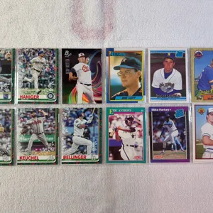 Baseball Cards-Double Sided Sleeve (2 sets) Mixed Lots