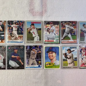 Baseball Cards-Double Sided Sleeve (2 sets) Mixed Lots