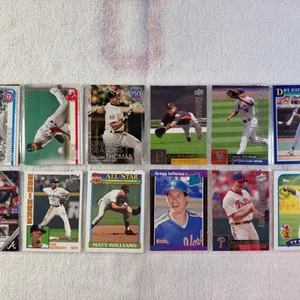 Baseball Cards-Double Sided Sleeve (2 sets) Mixed Lots