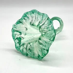 Signed Studio Glass Trumpet Flower