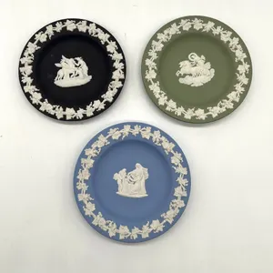 Wedgwood Jasperware Plate Trio