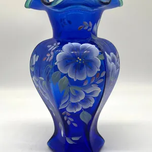 Fenton 75th Anniversary Hand Painted Art
