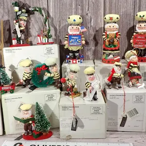 Vintage Kurt Adler Hershey’s Chocolate World Holiday Figurine Lot with Original Boxes