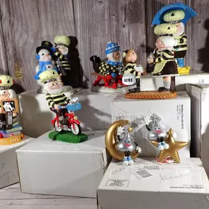 Vintage Kurt Adler Hershey’s Chocolate World Holiday Figurine Lot Part V with Boxes