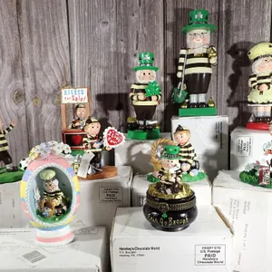 Vintage Kurt Adler Hershey’s Chocolate World Holiday Figurine Lot Part VII with Boxes