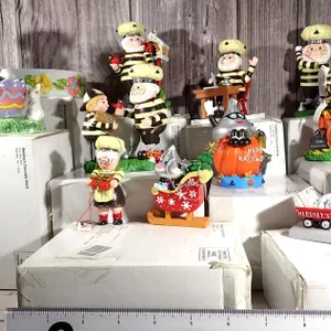 Vintage Kurt Adler Hershey’s Chocolate World Holiday Figurine Lot Part IX with Boxes