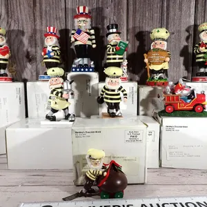 Vintage Kurt Adler Hershey’s Chocolate World Holiday Figurine Lot Part XI with Boxes