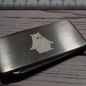 Vintage Barlow Stainless Japan Novelty Owl Money Clip Folding Pocket Knife