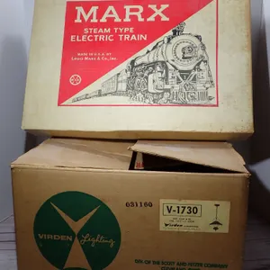 Vintage Marx O Gauge Steam Type Electric Train Set No. 400 with Transformer & Box