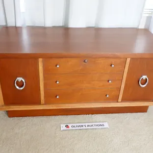 Mid-Century Lane Altavista Walnut Cedar Chest with Original Ephemera