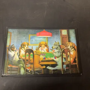 Dog Poker Home Decor Sign