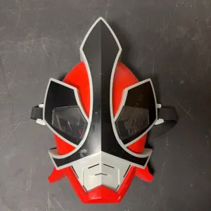 Mighty Morphin Power Rangers SUPER MEGAFORCE RED SAMURAI RANGER FACEMASK