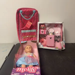 My life as Ballerina 18” doll / Carry Bag / Doll Accessories