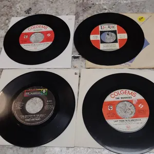 1960s 7-Inch 45 RPM Singles by The Monkees, Three Dog Night, and The Music Explosion with Sleeves